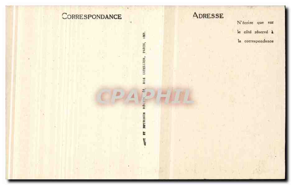 CPA Musee du Luxembourg Paris Bastien Lepage Les foins — Verso