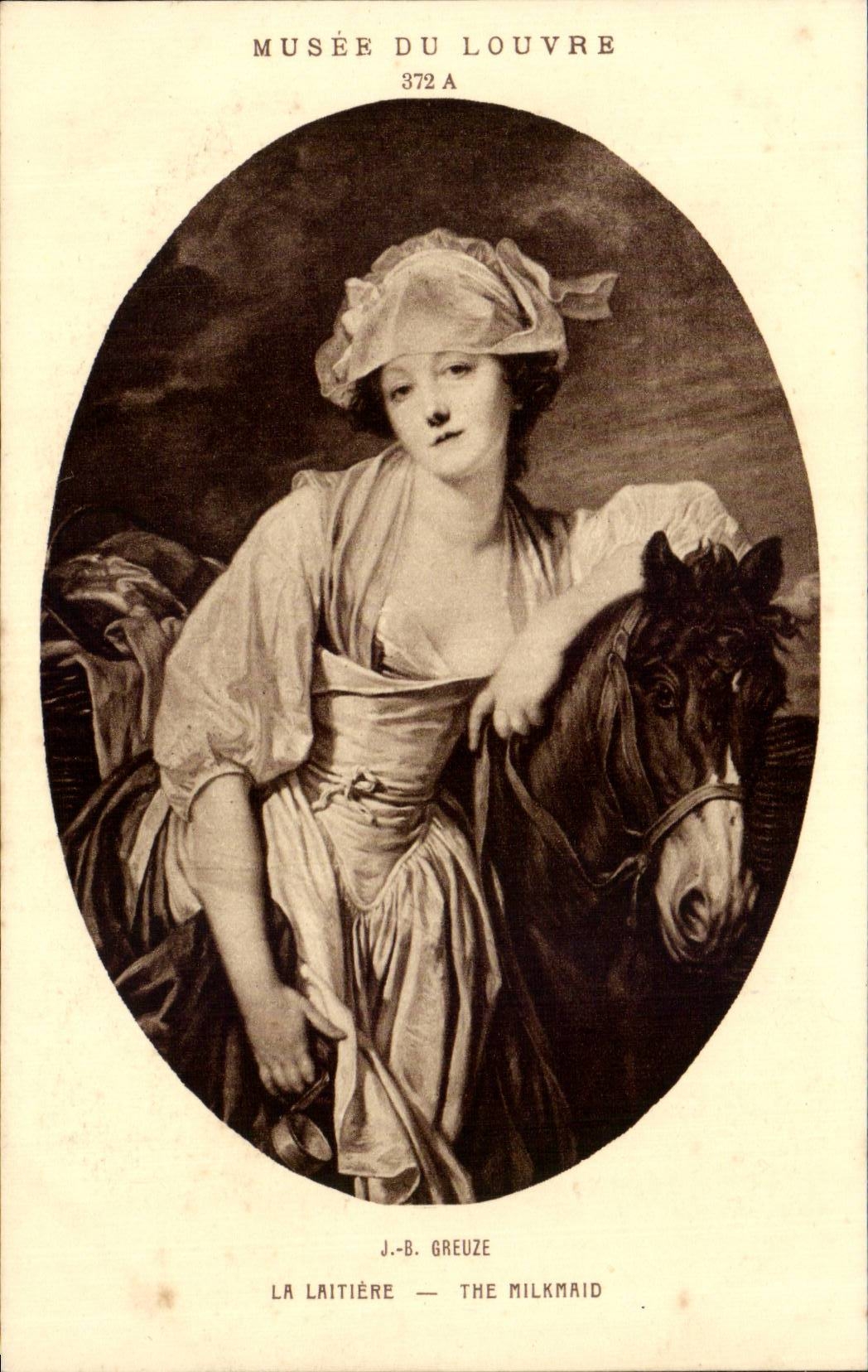 Musée du Louvre — J.-B. Greuze — La Laitière — n° 372 A