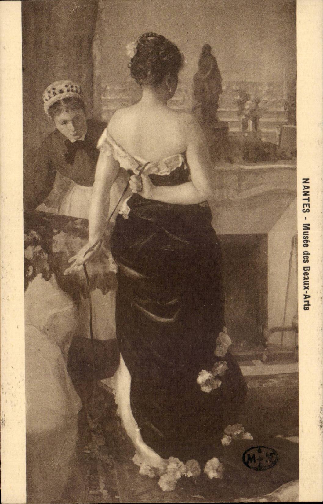 CPA Nantes Musee des Beaux Arts