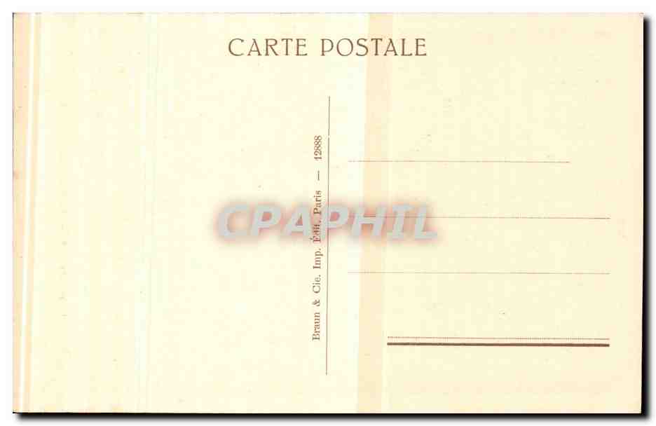 CPA Paris Musee du Louvre Meissonier Les ordonnances Militaria — Verso