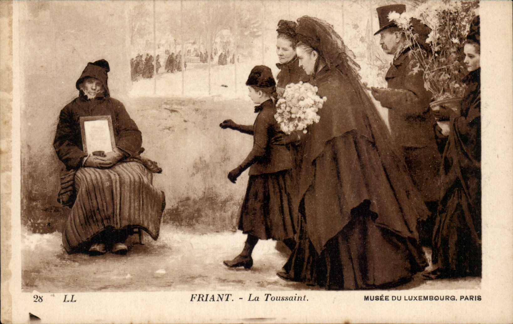 CPA Musee du Luxembourg Paris Friant La Toussaint
