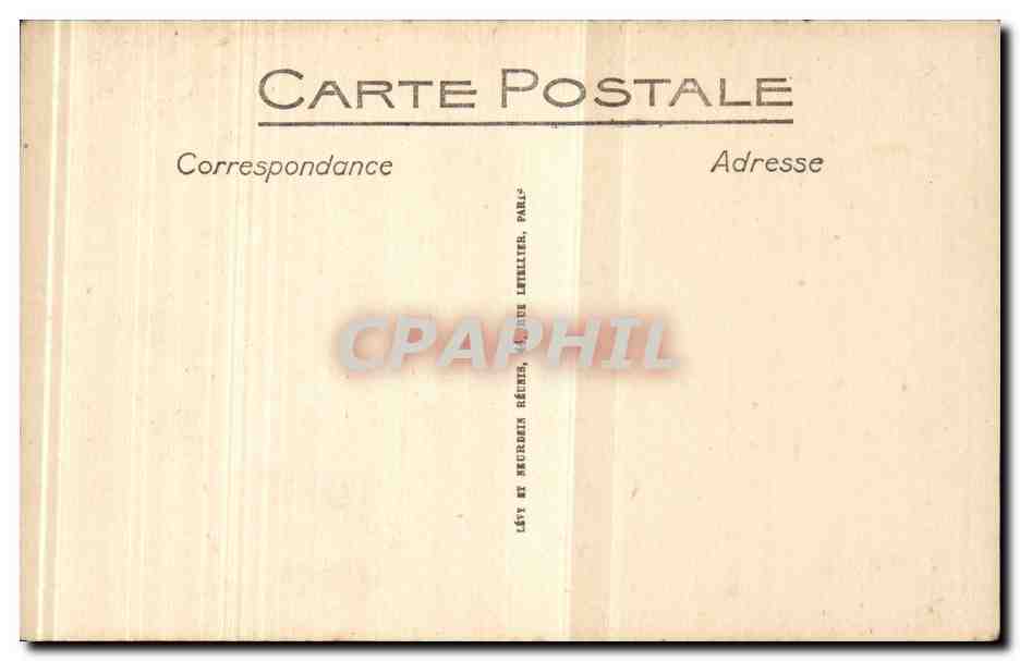 CPA Musee du Luxembourg Paris Friant La Toussaint — Verso