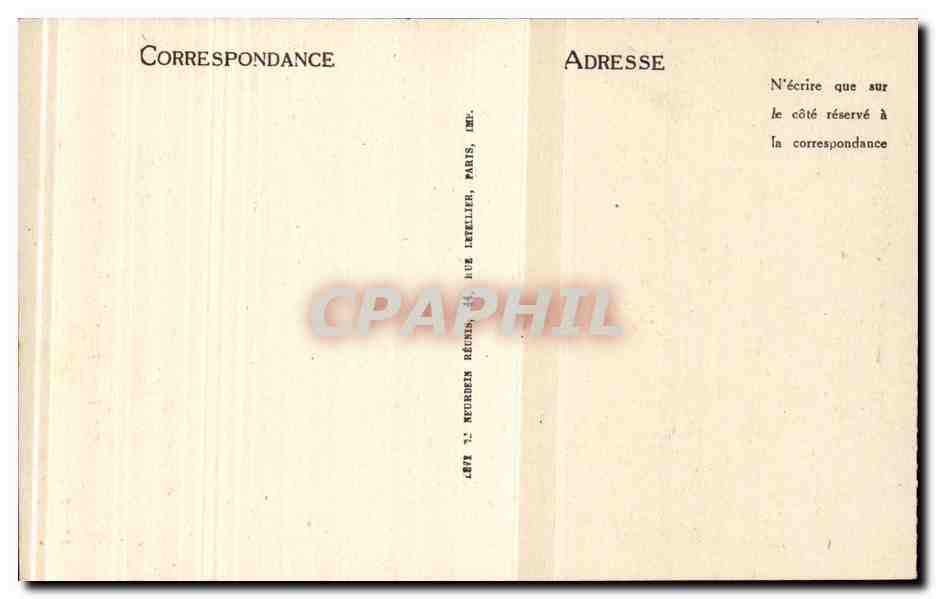 CPA Musee du Luxembourg Paris Roll Etude de jeune fille — Rückseite