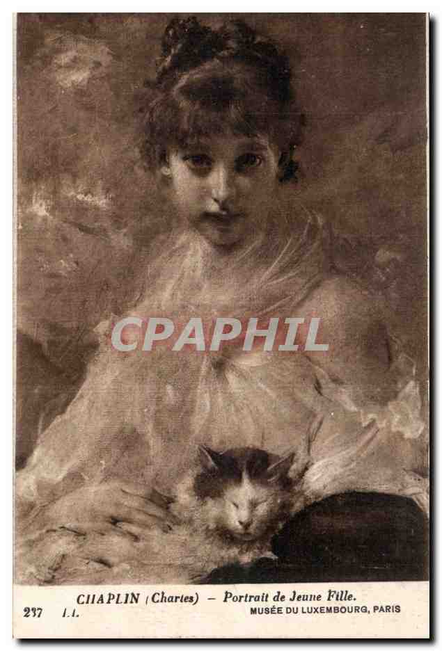 Portrait de Jeune Fille — Chaplin (Chartes) — Musée du Luxembourg, Paris