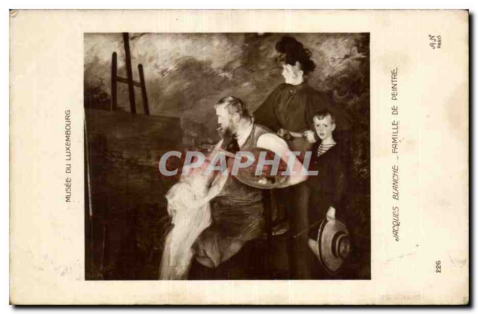 CPA Paris Musee du Luxembourg Jacques Blanche Famille de peintre