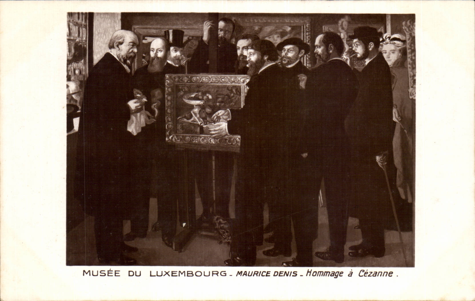 CPA Paris Musee du Luxembourg Maurice Denis Hommage a Cezanne