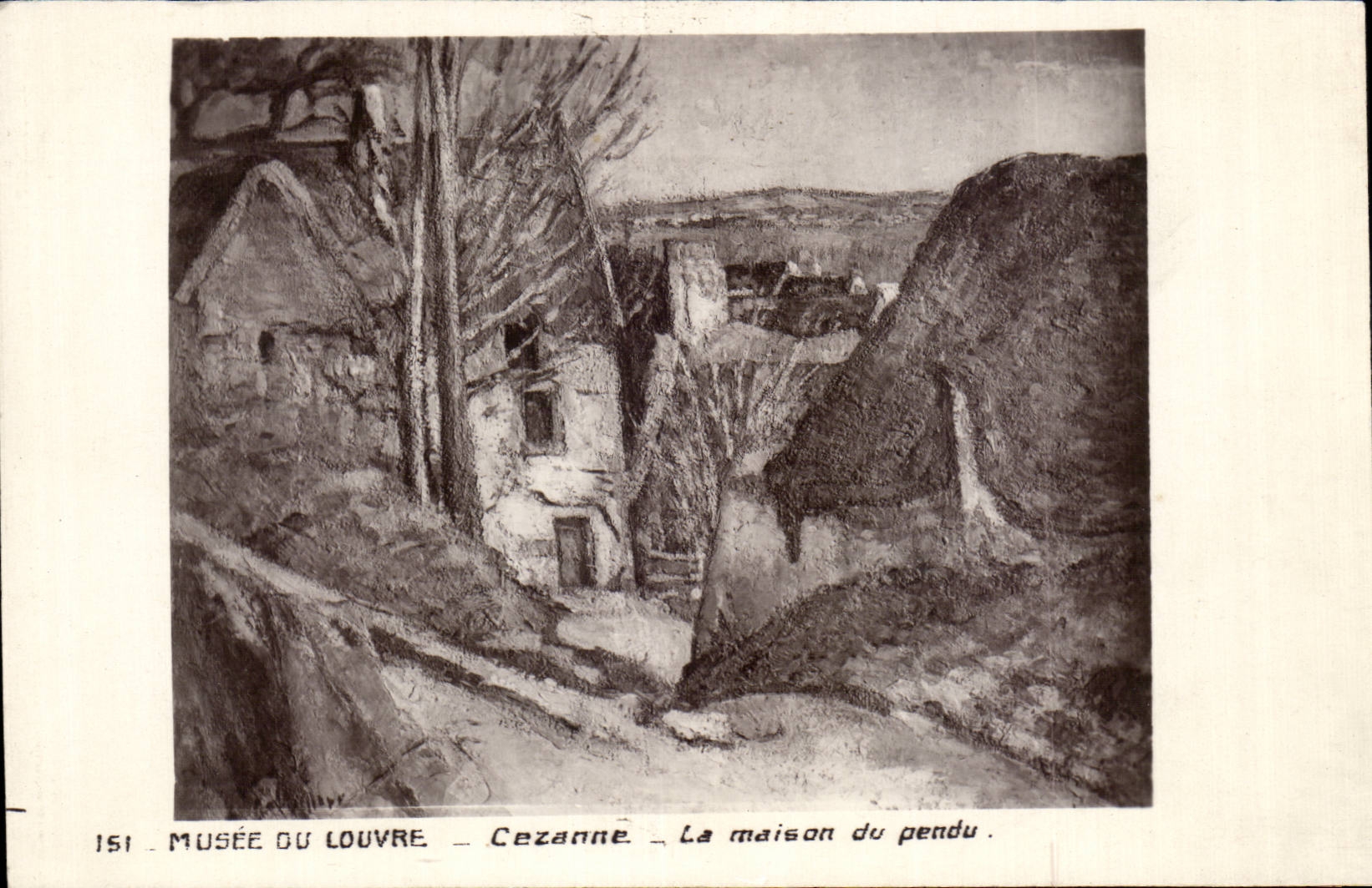 CPA Paris Musee du Louvre Cezanne La maison du pendu
