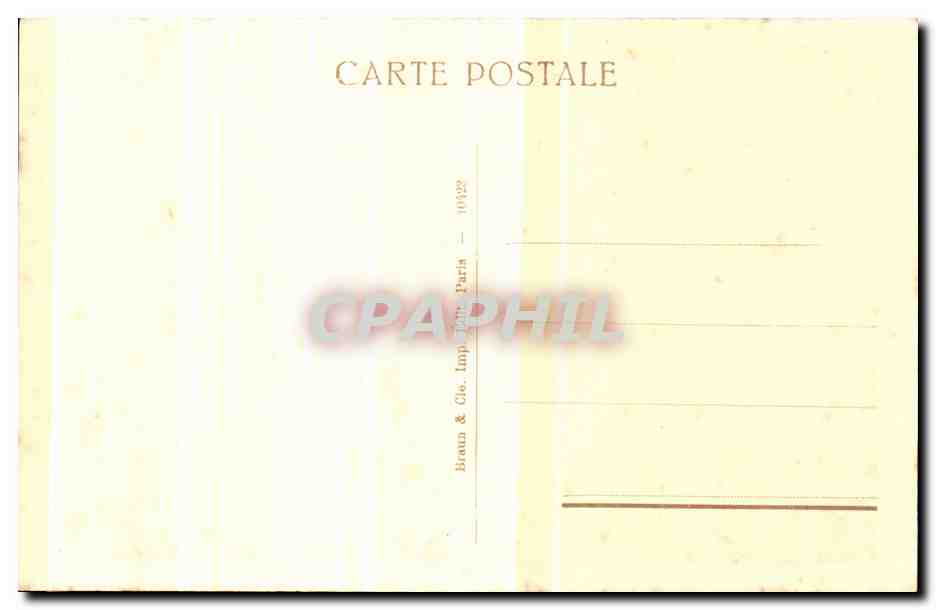 CPA Paris Musee du Louvre Ingres La baigneuse  — Verso