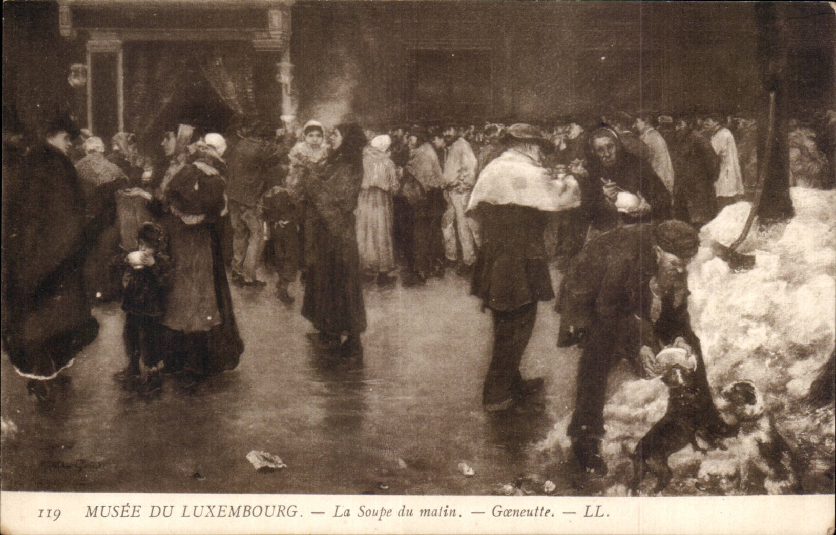 Musée du Luxembourg — La Soupe du matin — Ganeutte — LL.