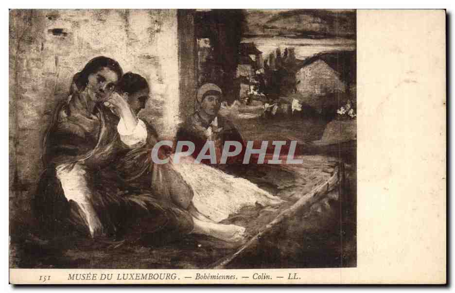 CPA Paris Musee du Luxembourg Bohemiennes Colin