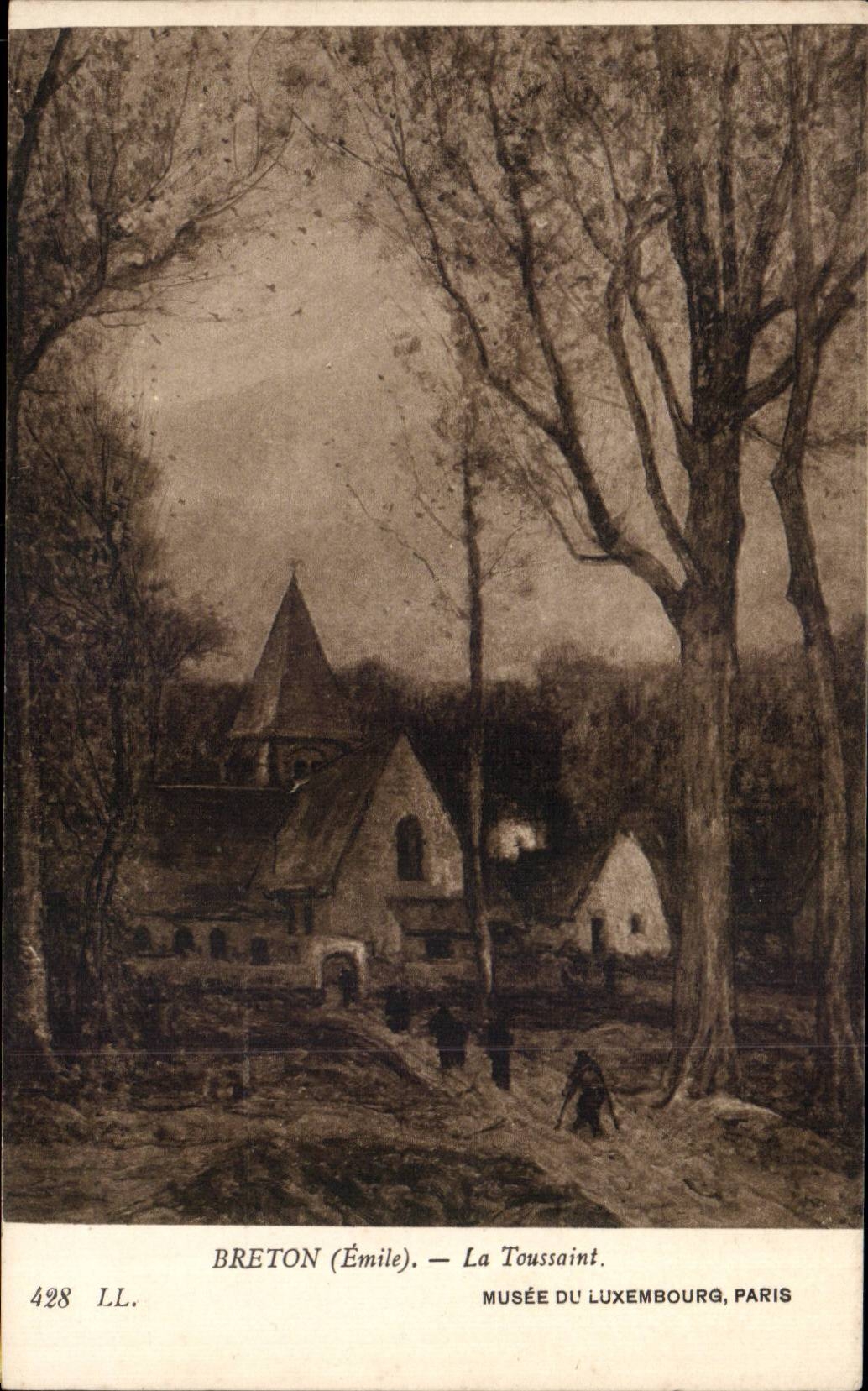 CPA Paris Musee du Luxembourg Breton La Toussaint