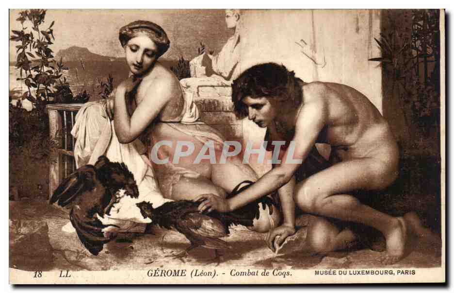 Combat de Coqs — GÉROME (Léon) — Musée du Luxembourg, Paris
