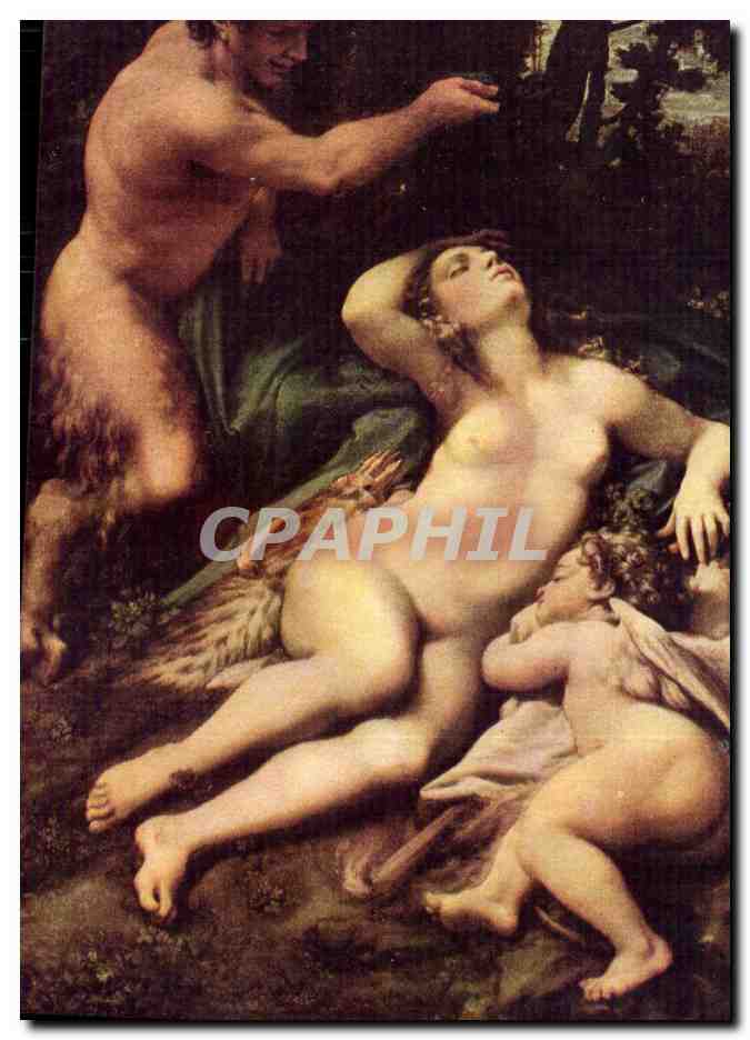 CPA Paris Musee du Louvre Antonio Allegri de Correggio L'antiope dit le Correge