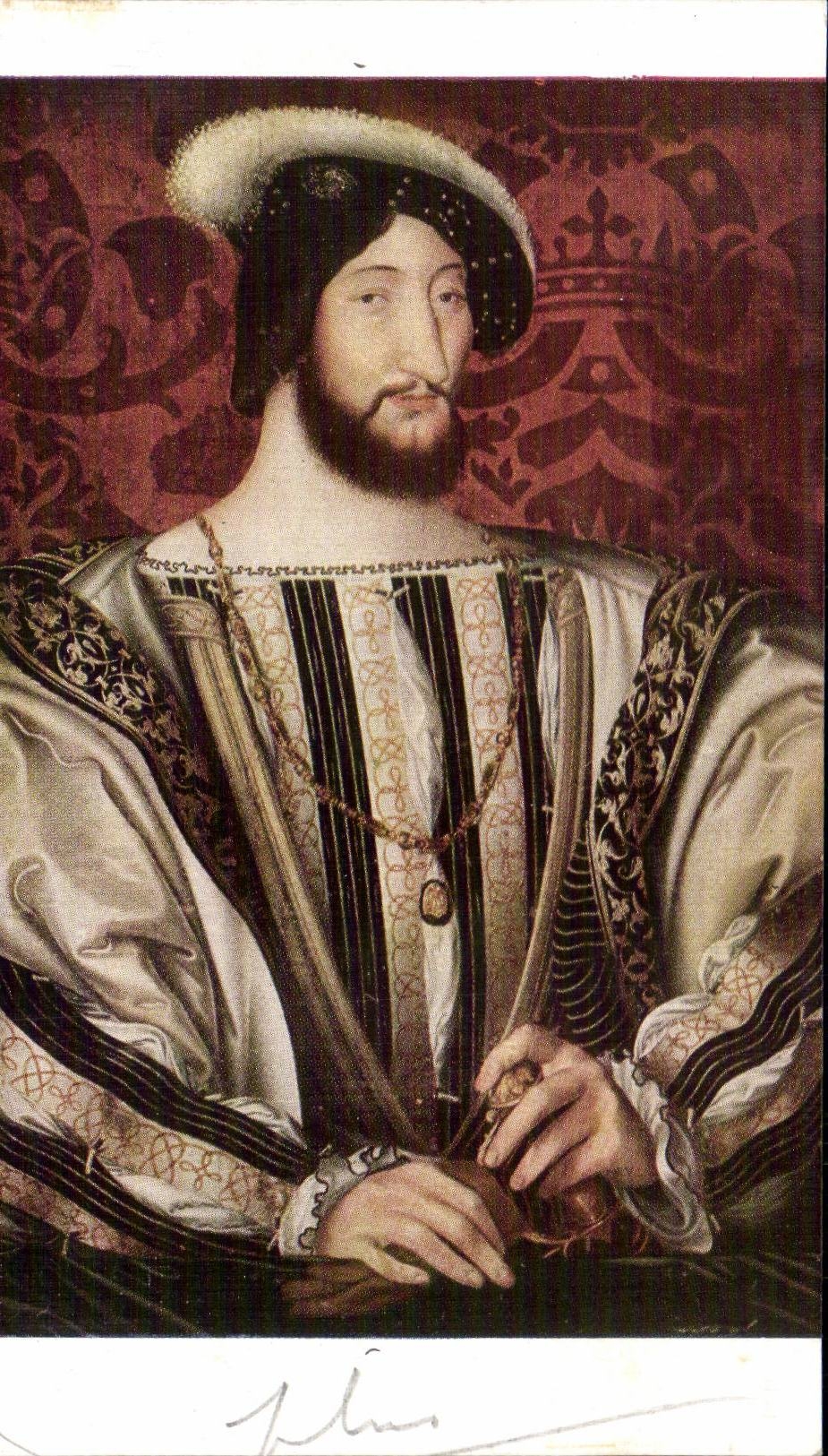 CPA Clouet Jehan dit Jehannet Portrait de Francois 1er roi de France 1491 1547