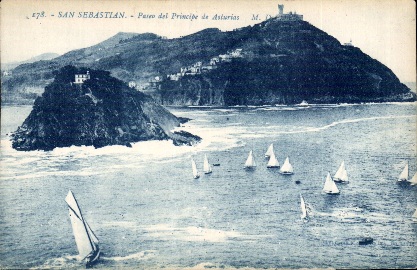 CPSM Espagne Espana Spain San Sebastian Paseo del principe de Asturias
