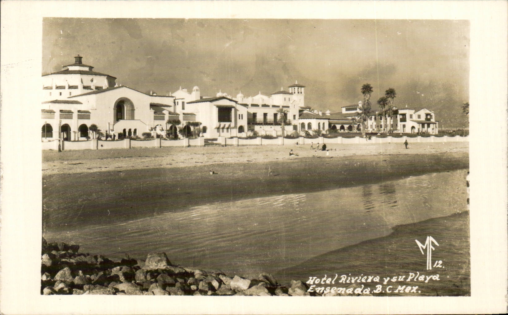CPSM Espagne Espana Spain Hotel Riviera y su Playa Ensemada 