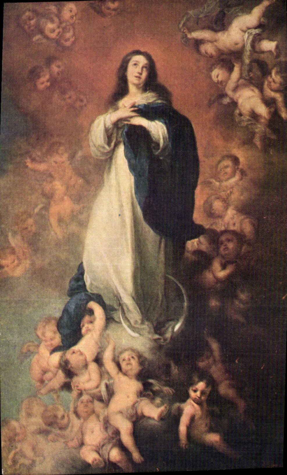 CPA Murillo La conception immaculee de la vierge