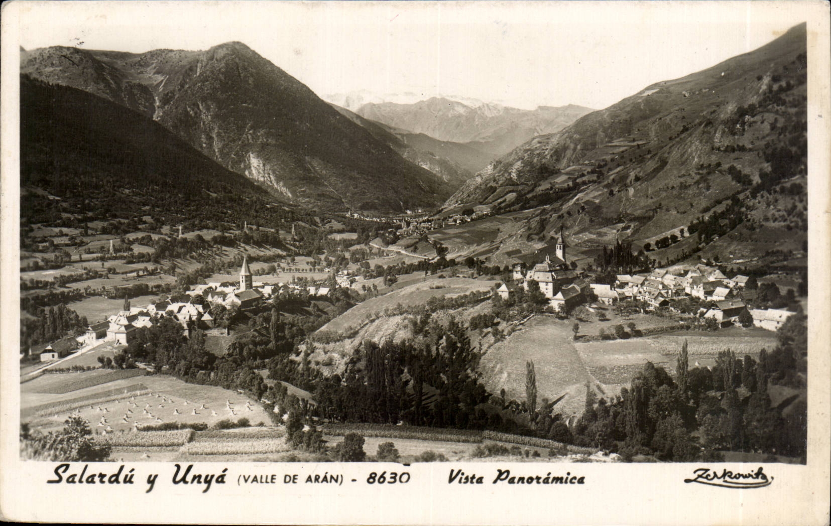 CPA Espagne Espana Spain Salardu y Unya Valle de Aran 