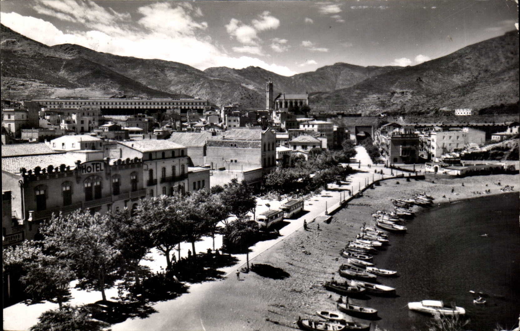CPSM Espagne Espana Spain Costa Brava Portbou Vista parcial