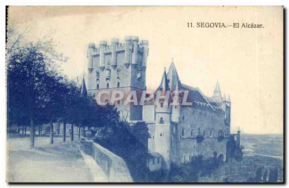CPSM Espagne Espana Spain Segovia El Alcazar