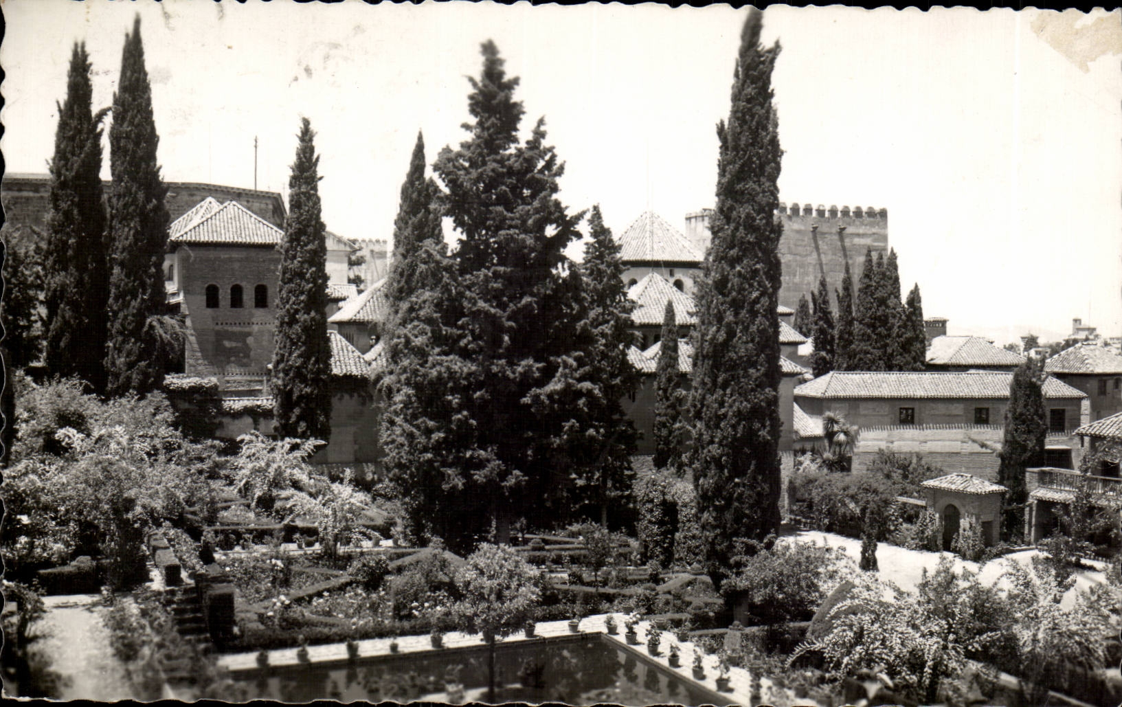 CPSM Espagne Espana Spain Granada La Alhambra Jardines del Partal