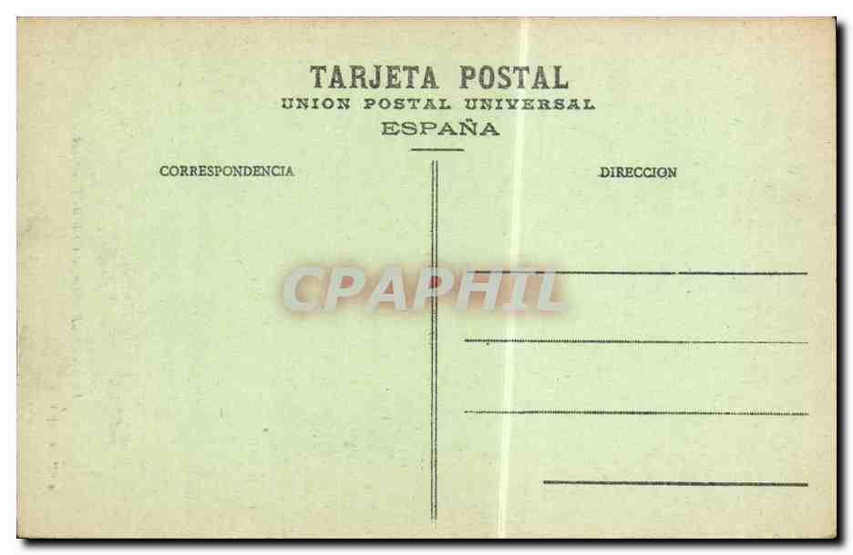 CPSM Espagne Espana Spain Fuenterrabia Calle de Pampinot — Rückseite