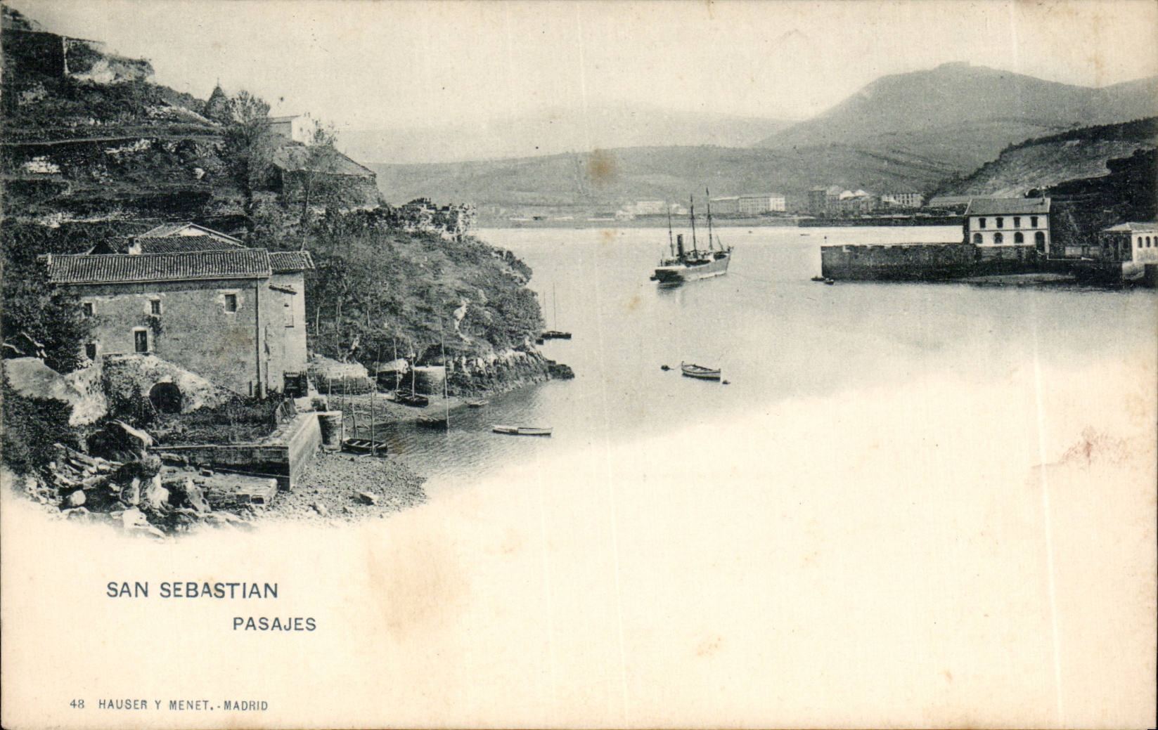 CPSM Espagne Espana Spain San Sebastian Pasajes