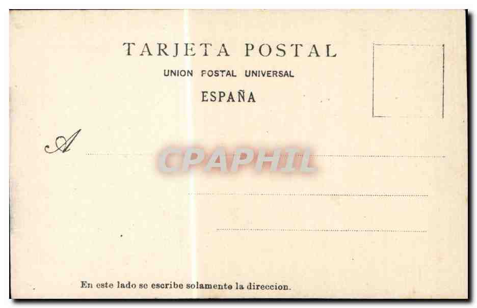 San Sebastián — Le port — Fototipia de la Viuda de Laborde, Tolosa — Rückseite