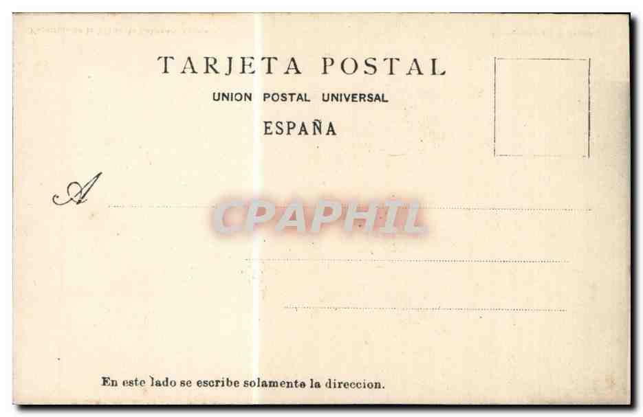 CPSM Espagne Espana Spain San Sebastian La Darsena — Rückseite