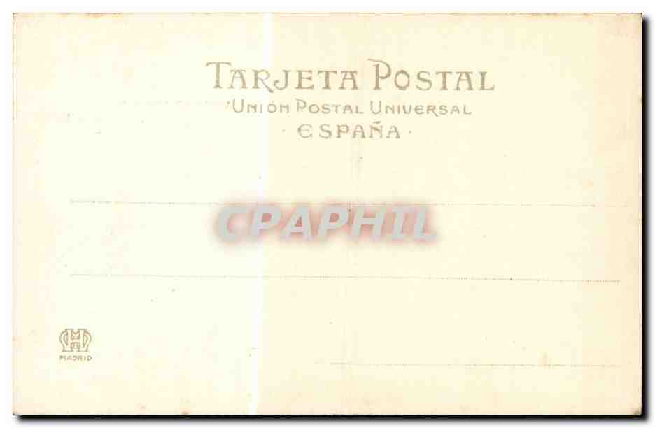 CPA Espagne Espana Spain San Sebastian Paseo de la Zurriola — Back