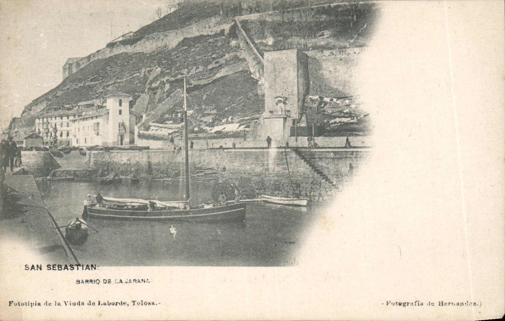 CPA Espagne Espana Spain San Sebastian Barrio de la Jarana