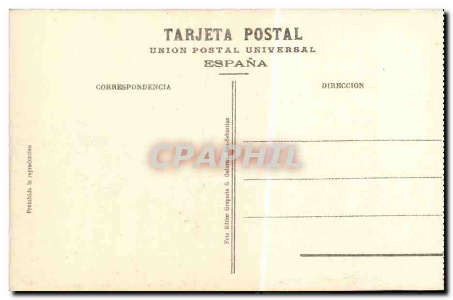 San Sebastián - Monte Ulia - El Tranvía Aéreo — Reverso