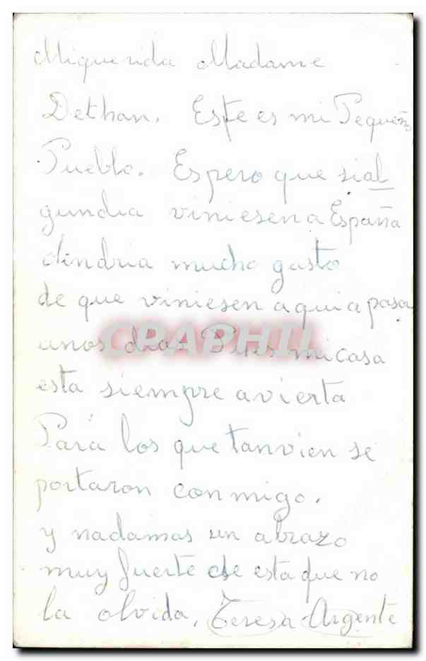 CPSM Espagne Espana Spain  — Back