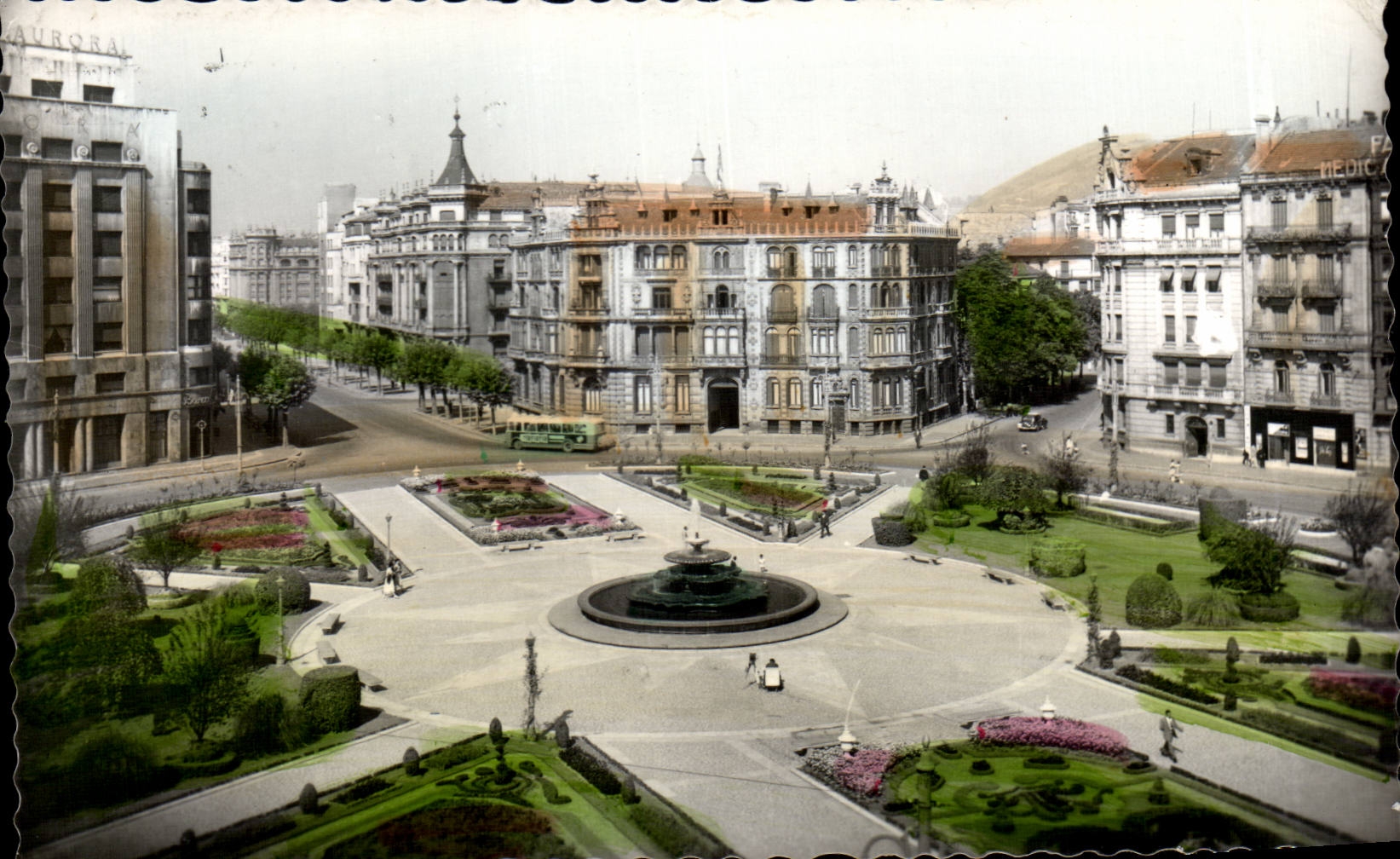 CPA Espagne Espana Spain Bilbao Plaza de Federico Mayor