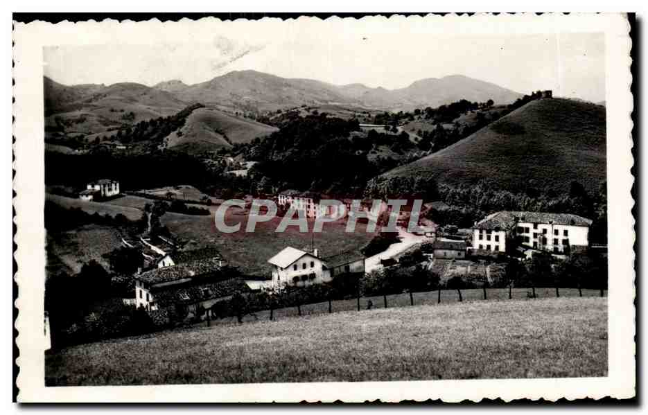 Ländlicher Berglandschaft — Ansicht von Dörfern — Verleger Dancharinea