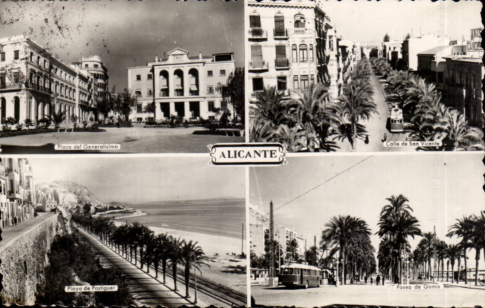 CPA Espagne Spain Espana Alicante