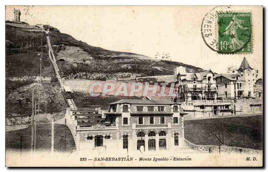 San-Sebastián - Monte Igueldo - Estación — M. D. éditeur, n° 235