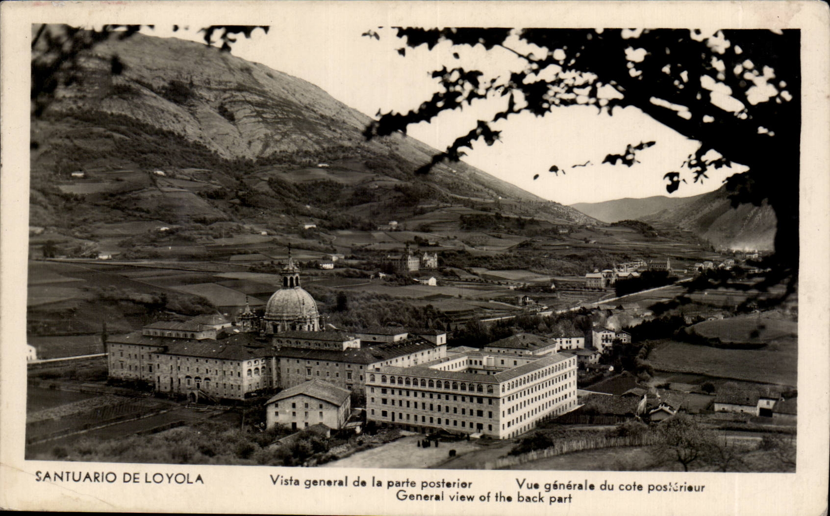 CPA Espagne Spain Espana Santuario de Loyola Vista general de la parte posterier