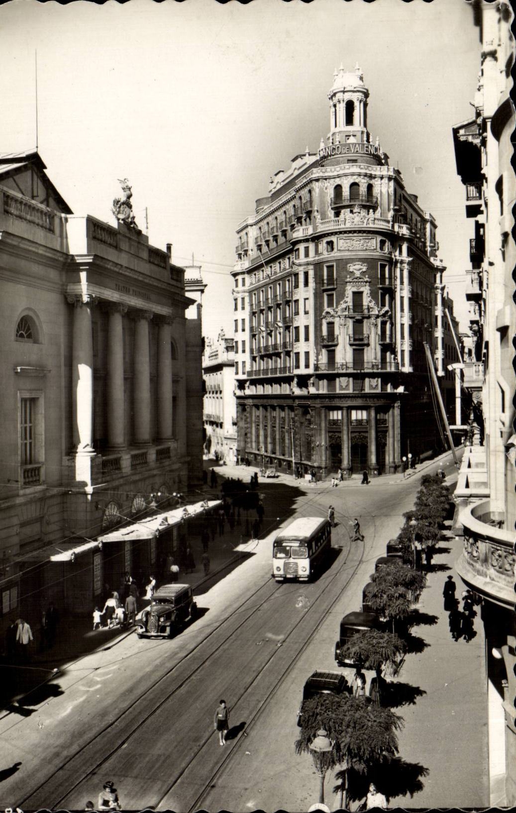 CPA Espagne Spain Espana Valencia Calle de las Barcas 