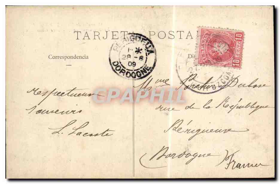 CPA Espagne Spain Espana Cercanias de Fuenterrabia El Santuario de NS de Guadalupe — Verso