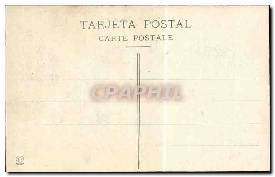 CPA Espagne Spain Espana Port Bou Vista general — Rückseite