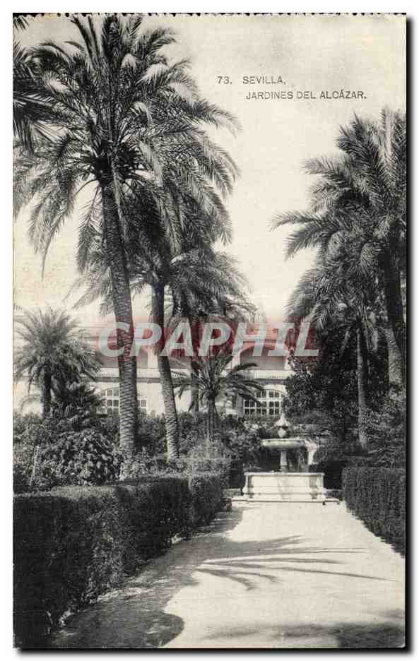 Jardines del Alcázar — Séville — série 73, éditeur non visible