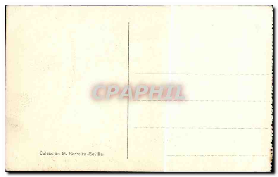 Jardines del Alcázar — Séville — série 73, éditeur non visible — Verso