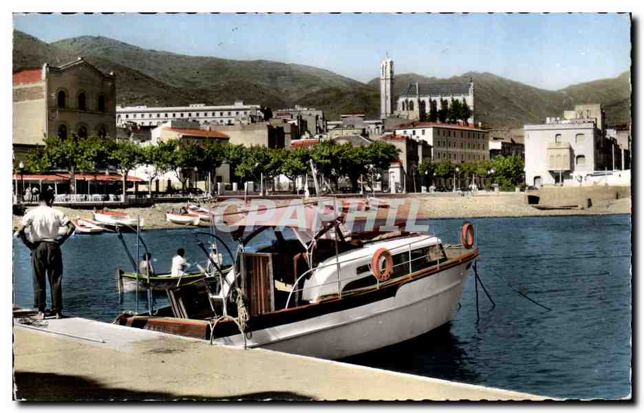 CPA Espagne Spain Espana Port Bou El puerto Le port