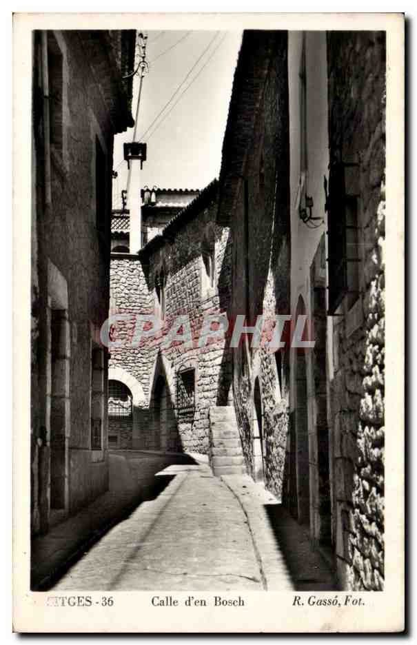 Calle d'en Bosch — Sittges — R. Gassó, Fot.