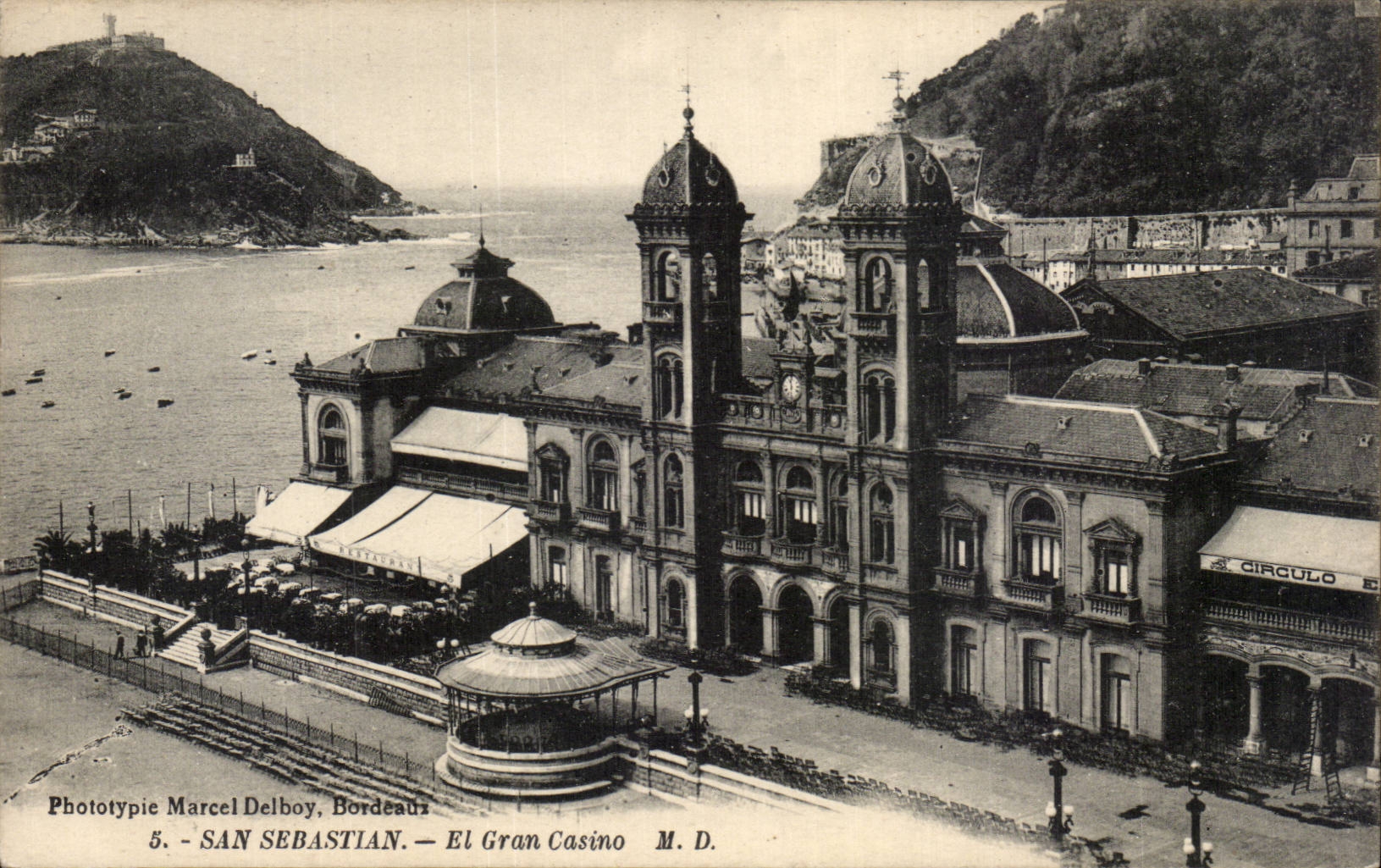 CPA Espagne Spain Espana San Sebastian El Gran Casino