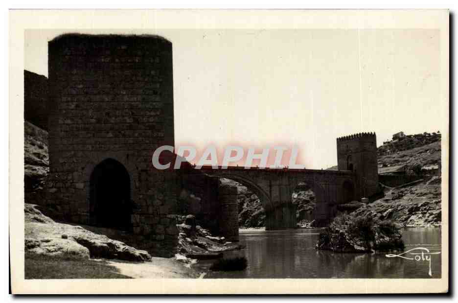 CPA Espagne Spain Espana Toledo Puente de San Martin y Banos de la Cava