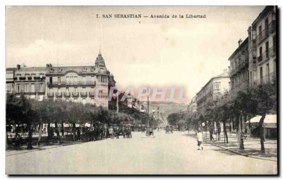 San Sebastián — Avenida de la Libertad — Mayor Hermanos