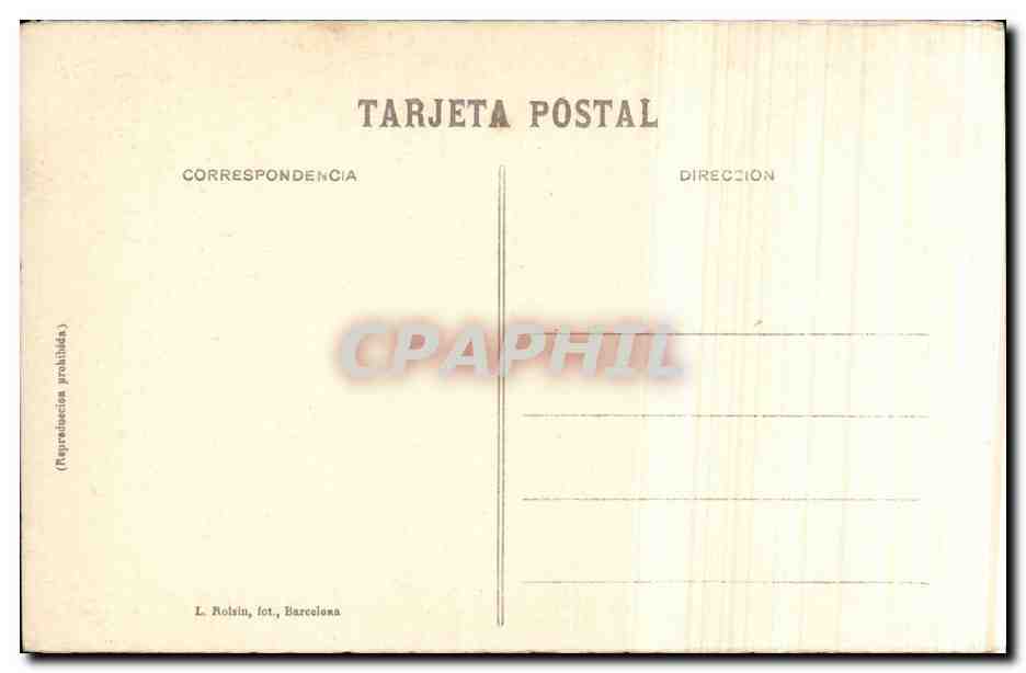 CPA Espagne Spain Espana Valencia Miguelete — Rückseite