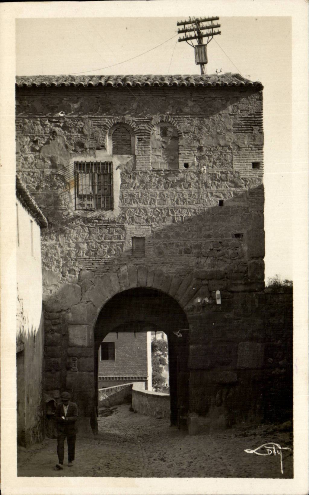 CPA Espagne Spain Espana Toledo Puerta del cristo de la Luz